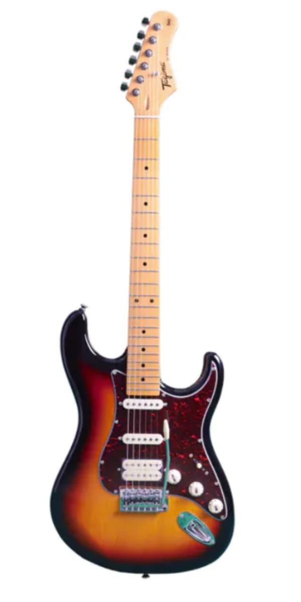 Guitarra Tagima Tg-540 sb Sunburst Hss 2 Singles 1 Humbucker Escala Maple 